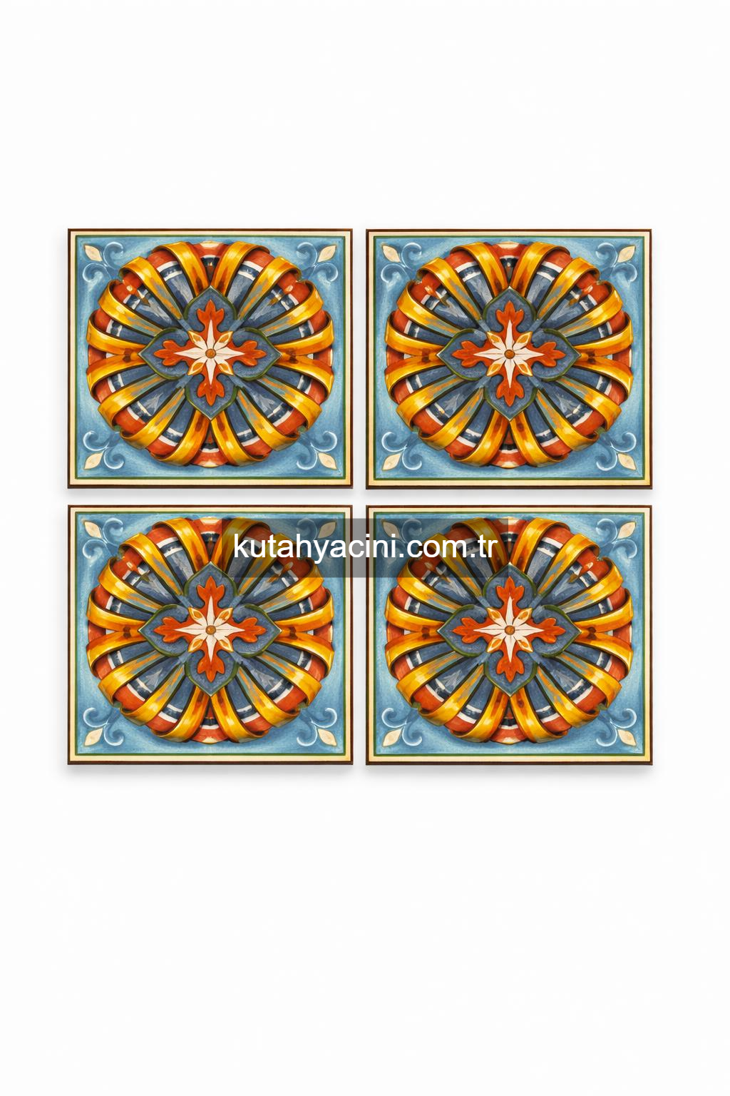 10X10 Meksika desenli Çini karolar-20